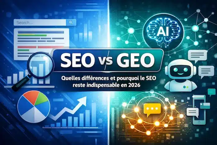 Article SEO vs GEO quelles différences et pourquoi le SEO reste indispensable en 2026